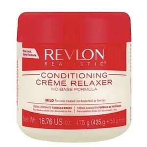 Revlon Realistic Conditioning Creme Relaxer Mild No Base Hair Care 2 Pack